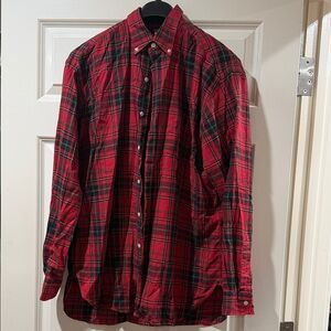 Ralph Lauren Red and Green Plaid Shirt